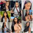 Straight Human Hair Bundles Natural Black Bundles Human Hair Straight 150g Color #1B Bundle Unprocessed Virgin Bundle 14 16 18 Inch