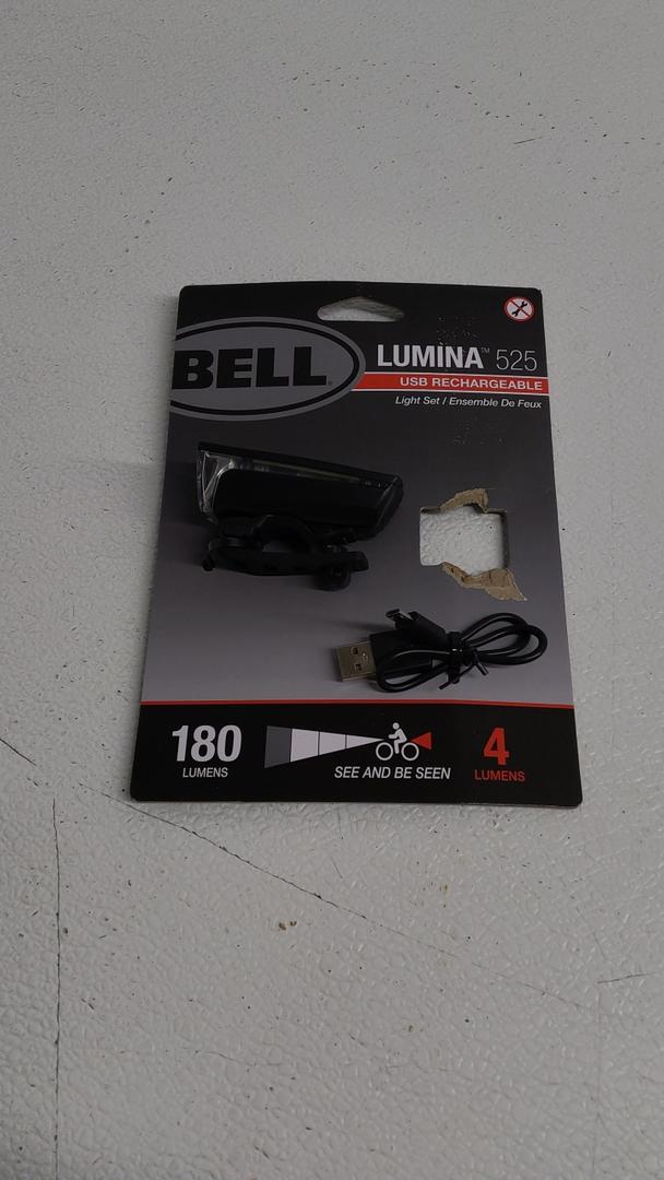 Bell Lumina 525 USB Rechargeable Bicycle Light Set 180 & 4 Lumens (Front & Rear)