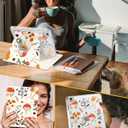 Shorogyt for iPad Air 11 Inch Case M3 2025&M2 2024/Air 5th Generation 2022/Air 4th Gen 2020/Pro 11 Inch Case Magnetic Stand for Women - Cute 360 Degree Rotating Covers Girls Pencil Holder,Mushroom