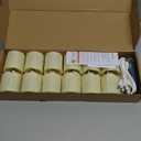 Homemory Rechargeable Flameless Candles with Timer Remote, 2" x 2" Realistic Battery Operated LED Votive Tea Lights, 12Pack Electric Fake Candle in Warm White (USB Charging Cable Included)