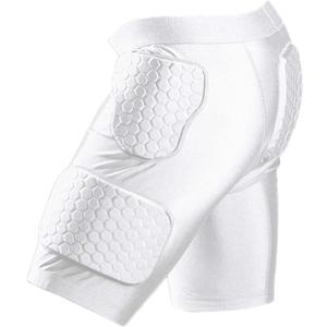 Football Girdle/Shorts for Men Youth 5-Pad Girdle Football Padded Compression Shorts Hip Thigh Protector Basketball Girdle Shorts (Small)