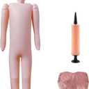 60" Life Size Inflatable Body Mannequin Full Size Inflatable Body Blowup Dolls, Halloween DIY Decorations Cosplay Props Dummy Body Costume Display for Yard Decor (Patent Product) (1pcs)