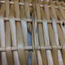 Wedding Stick Umbrellas Bulk, 40 Inch Large Canopy Umbrellas with Woven Rattan Basket Windproof Rainproof , White, 30