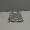 Kuoser Dog Surgery Recovery Suit, Soft Breathable Dog Recovery Suit for Female Spay Male Nueuter, Anti Licking Puppy Onesie Pet Surgical Suit for Dogs Abdominal Wounds Skin Disease, Black Strips L