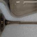 Physkoa Mocha Mousse Color Wine Glasses Set 6-18oz Long Stem Smokey Gray Wine Glasses-Hand Blown Mocha Stemware for Valentine's Day