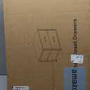 BOLUO Stackable Storage Drawers Closet Organizers and Storage Bins Fabric White 2 Drawer Dresser for Bedroom Office Modern