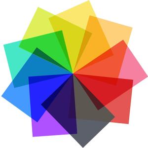 Lystaii 9pcs Gel Light Filter Color Correction Colored Overlays Transparent Color Film Lighting Gel Filter Plastic Sheets Correction 9 Colors 11.7 by 8.3 Inches for Film, Video, Photo, Stage