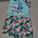 PHIBEE Girls' Rash Guard Set Long Sleeve UPF 50+ Sun Protection Two-Piece Swimwear (14, Green)