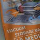 GONGSHI Vacuum Storage Bags, Space Saver Seal Bags For Clothing, Travel Luggage,Blankets, Comforters, Pillows, Clothes Storage.10 Medium