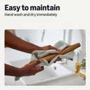 AWooden French Rolling Pin, 17 in., Acacia Wood, Nonstick, Hand Wash Only