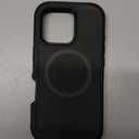 for iPhone 16 Pro Case with Belt Clip Holster, Anti-Shock, Anti-Slip, Compatible with MagSafe, 3-Layer Drop Protection, Heavy Duty Magnetic Phone Case Cover for 16 Pro, 6.3", Black