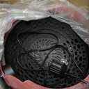 Hooded Hair Dryer, Professional Standing Hair Dryer with Time Setting, Touch Controls and 3 Temperature Settings, Sit Under Hair Dryers for Salon and Home Use (Pink)