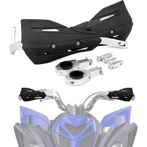 ATV Handguards 7/8" and 1 1/8" Hand Guards Vented Panel Universal for Raptor 700 TRX 250X 300EX 350 400EX LTZ400 Raptor Grizzly 350 660 700 Warrior Dirt Pit Bike Black