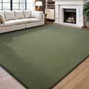 Large 6x9 Area Rugs for Bedroom Living Room, Soft Low-Pile Modern Dorm Rug | Indoor Thickened Memory Foam Non-Slip Washable Carpets for Kids Boys Girls Playroom Dining Room Home Decor, Sage Green