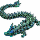 BAOXUE 2PCS 3D Dragon Eggs with Dragon Inside,9Incdget Toy,3D Printed Animals for Kids Stocking Stuffers Easter Basket