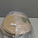 Gandeer 24 Pcs 13 Inch Round Burlap Woven Placemat Boho Jute Braided Charger Bulk Rustic Vintage Natural Brown Heat Resistant Dining Table Mat for Wedding Farmhouse Home Kitchen Easter Summer Outdoor