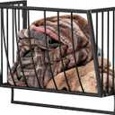 Supforce Blanket Holder Wall Mounted 23.6in, Metal Blanket Rack for Living Room Storage & Decoration, Space-Saving Towel Rack for Bedroom, Entryway, or Laundry Room, Black