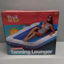 Premium Inflatable Tanning Pool Lounger | Large Inflatable Tanning Bed for Adults - 4 in 1 Multipurpose Suntan Tub | Pool Floats Adults, Inflatable Pool Float | Tanning Float - Sunbathing Pool Raft