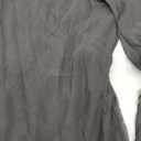 REORIA Women's Trendy Sexy Boat Neck Bell Sleeve Sheer Mesh Going Out Bodysuit Tops (Medium, Black)