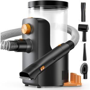 buenkee Dog Grooming Vacuum, 4.5L Extra-Large Dust Cup Dog Grooming Kit, 14000Pa High-Suction Pet Groomer with Clippers, Low-Noise All-in-One Shedding Control Set for Home Use