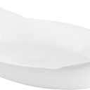 HIC Kitchen HIC Kitchen Oval Au Gratin Baking Dish Set, Fine White Porcelain, 10-Inch, Set of 4 Au Gratin Baking Dish Set, Fine White Porcelain, 10-Inch, Set of 4