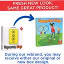 Hopscotch Rings, 12 x 11 Inch Rings & 3 Bean Bags, Play Hopscotch Outdoor & Indoor Obstacle Course for Kids 3-5, Recess Toys & Physical Education Equipment, Gross Motor Games PE Equipment