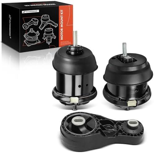 A-Premium 2PCS Engine Motor Mount and Torque Strut Mount Set Compatible with Chevrolet Traverse & GMC Acadia & Buick Enclave 2009-2017 & Saturn Outlook 2009-2010, V6 3.6L, Replace# 25840452, 25840458