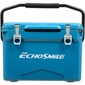 EchoSmile 25/30/35/40/60/75 Quart Rotomolded Cooler, Built to Stand up to The Rigors of The Journey (Blue)
