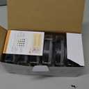 EZVALO 6-Pack Under Cabinet Lighting, Rechargeable Motion Sensor Puck Light with Remote, 3 Color Temps & 12 RGB Colors, Magnetic Stick on Light, Dimmable Under Counter Light for Kitchen, Home Decor (White)