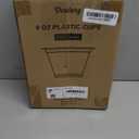 Dealusy 50 Pack - 16 oz Clear Plastic Cups with Lids and Straws, Sturdy & Food Safe Iced Coffee Cups with lids, Disposable Plastic Smoothie Cups for Cold Drinks