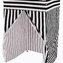 Impact 4'x4' Pop up Changing Dressing Room, Black and White, Shelter folds down to 8"x8"x47"