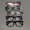 CCVOO Reading Glasses for Women/Men, Eyeglasses, Blue Light Readers for Women/Men, Computer Eye Glasses, Cheaters (2 Black/Turtle/Red/Dark Blue), 2.5