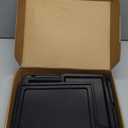 Medication Lock Box with Code, 12.6L Large Lockable Storage Box for Medicine, Snacks, Phone, and Electronics - BPA-Free, Clear Design with Charger Holes for Home, Office, Dorm, and Fridge (Black)