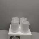 Gold Wall Sconces Set of Two 2-Light Modern Wall Light 3.93"(W)*15.4"(H) Bathroom Vanity Light Milky White Glass