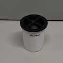 Clear Ice Cube Maker, 2.5 Inch Stainless Steel Crystal Large Clear Ice Ball Maker, Silicone Ice Cube Mold for Cocktails, Drinks & Bourbon, Whiskey Gifts for Men (2 Pack) (White)