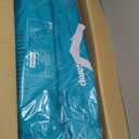 KingCamp Low Beach Chairs, Portable Folding Chair for Adults Extra Wide Ergonomic High Back Seat 300lbs Heavy Duty Lightweight Oversized Gear with Carry Bag for Outdoor Lawn Camping Picnic (Ergobreeze-cyan-2 Pack)