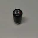 muge racing Carbon Fiber Shift Knob Long Modified Carbon Fiber Stand Head Gear Shift Knobs for Most Automobile with 3 Adapters (Carbon Fibers-Long, Black)