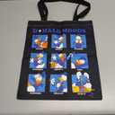 WZMPA Funny Duck Tote Bag Duck Lover Gift Cartoon Moods Reusable Grocery Bag Movie Merchandise