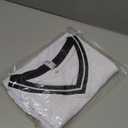 YWIES Plain Basketball Jersey, Blank Team Uniform, Hip Hop Hipster Short Sleeveless Active Shirts (Medium, White-Black)