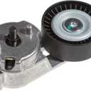 KEYOOG 38163 Drive Belt Tensioner With Pulley Assembly (For 4.0L 242Cid) Fit For 1999-2004 Je-ep Grand Cherokee /2000 2001 2002 2003 2004 2005 2006 Wrangler (OE# 4854089A 4854089AB)