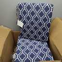 4 Pcs Navy Blue Outdoor pIllow decoration 18.5x16x3 inch