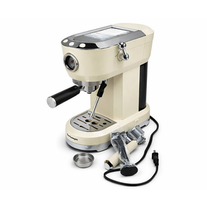 Brewmann Espresso Machine with Powerful Steam Milk Frother, 20 Bar Coffee Machine for Latte, Cappuccino, Compact Espresso Maker for Home, Fast Heating, 42oz Removable Water Tank, Black