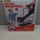 JOYIN Arcade Basketball Game Set with 4 Balls and Hoop for Kids 3 to 12 Years Old Indoor Outdoor Sport Play - Easy Set Up - Air Pump Included - Ideal for Competition