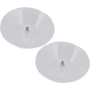 RDEXP 2PCS Transparent Plastic Range Hood Oil Collection Grease Cup Screw Dia 4.5mm