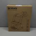 Potty Training Seat, SKYROKU Upgrade Toddler Toilet Seat for Kids Boys Girls, 2 in 1 Potty Training Toilet, Splash Guard Anti-Slip Pad Step Stool,New Sector-Shape Stabilized Base (8899+Grey)