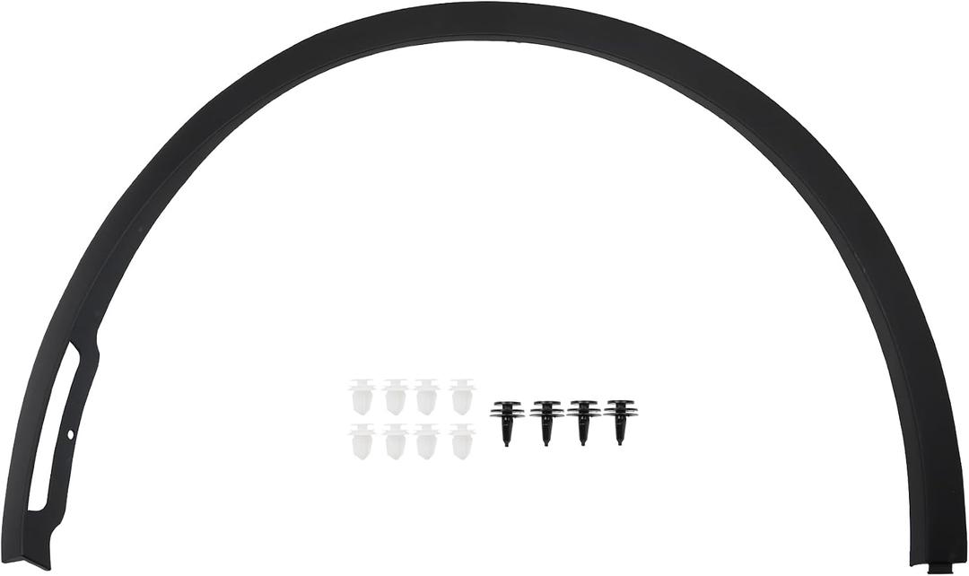 Dasbecan Front Left Fender Trim Compatible With Tesla Model Y 2020-2024 Fender Flares Driver Side Replaces#149418500B