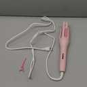 Automatic Rotating Curling Iron with 3 Temperature Fast Heating, Auto Hair Curler with Timer Settings, Anti-Tangle, Automatic Shut-Off and Scalding for Hair Styling, Pink