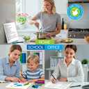 Scribbledo Small Dry Erase Boards for Students, 6 Pack 9 x 12 Double Sided White Boards with 6 Erasers, Student White Boards for Classroom, Personal Whiteboards for Kids, Mini Lap Boards