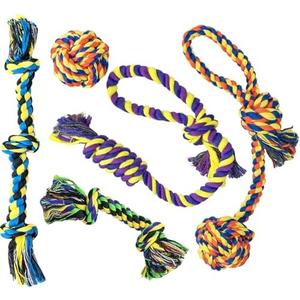 Puppy Teething Toys for Small Dogs, 5 Pack Cotton Puppy Dog Rope Toy for Small Dogs, Durable Dog Chew Toys for Aggressive Chewers Small Breed, Interactive Tug of War Puppy Toys to Keep Them Busy