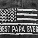 The Best Dad Papa Hat for Men, Funny Adjustable Cotton Embroidered Daddy Baseball Cap